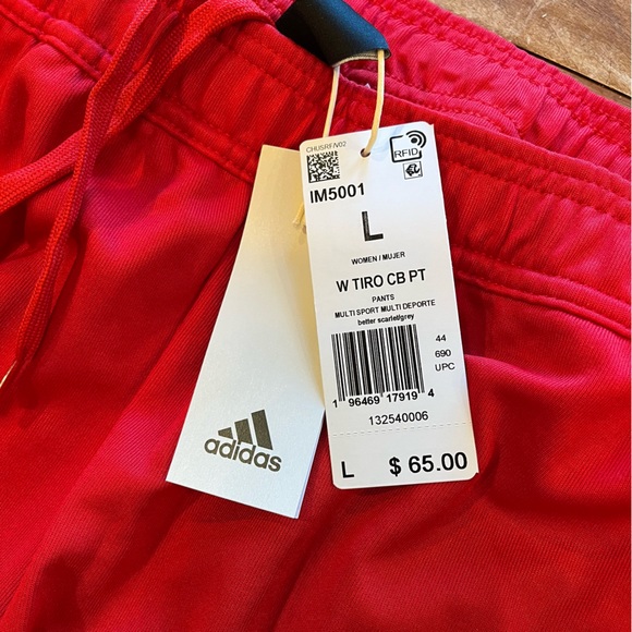 ADIDAS Women’s Red-White Tiro Track Suit - Picture 16 of 16